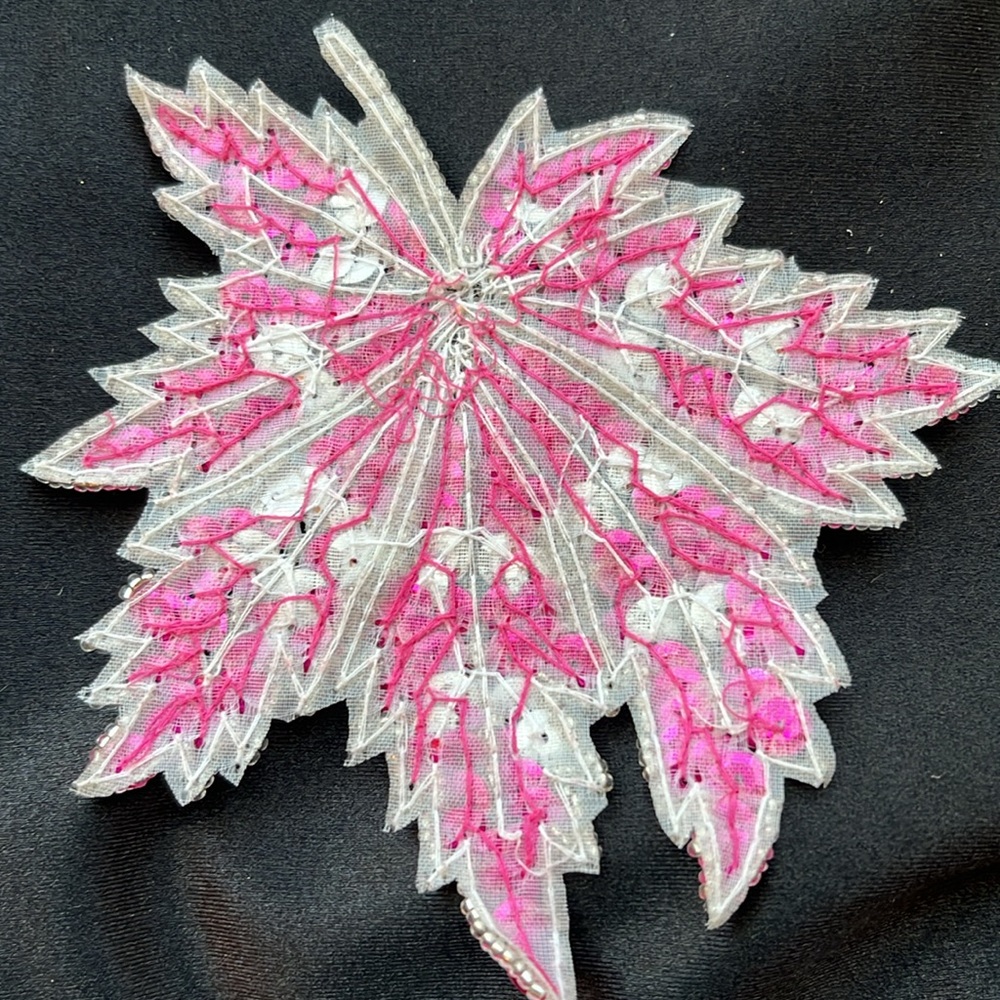 Assorted beaded and sequins patch - image 5